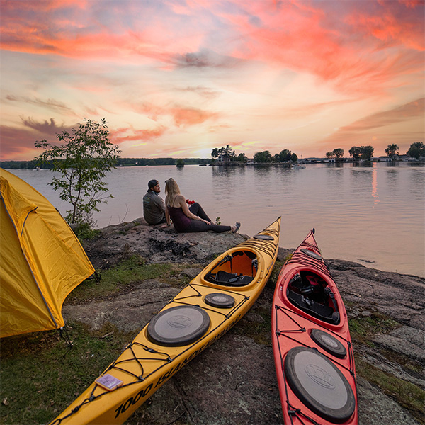 Kayaking in the 1000 Islands