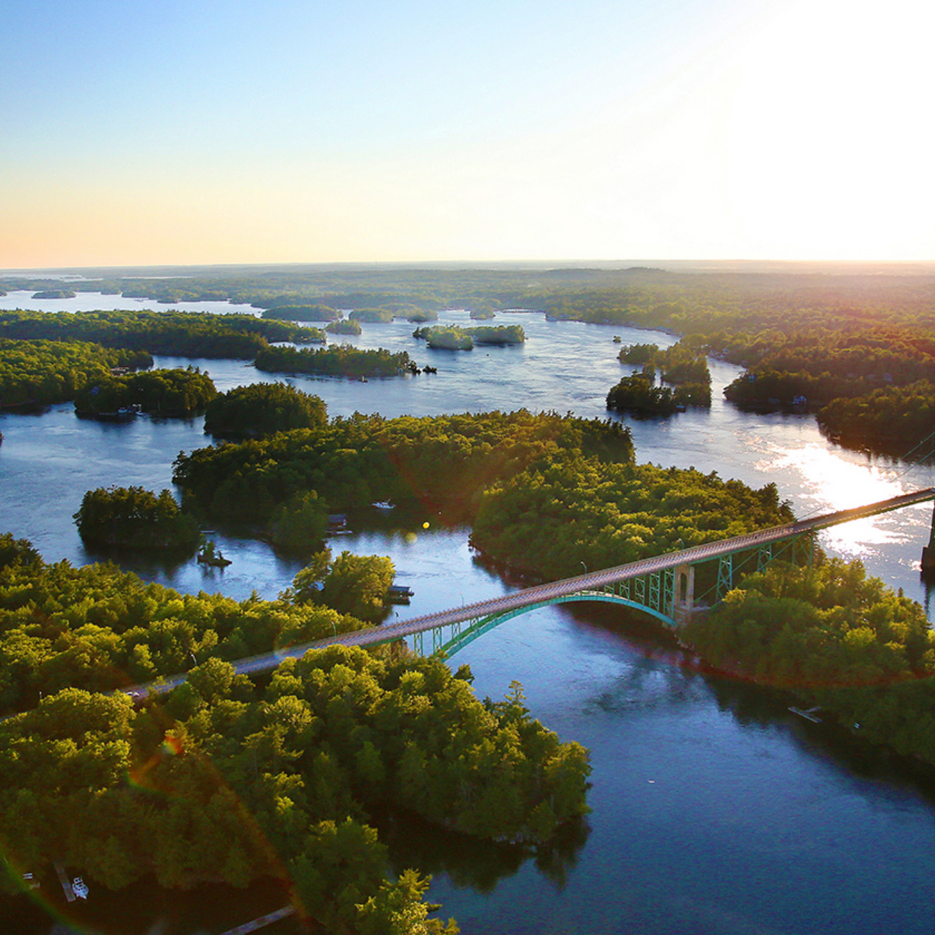 The 1000 Islands.