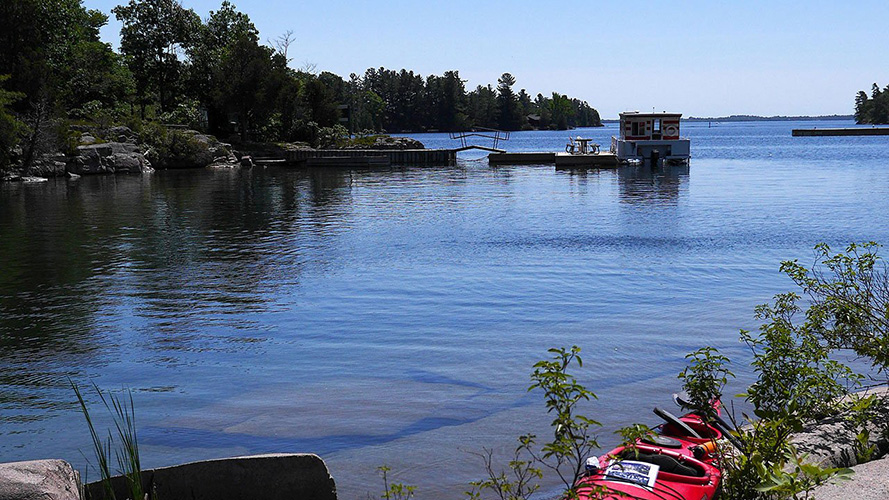 The 1000 Islands.