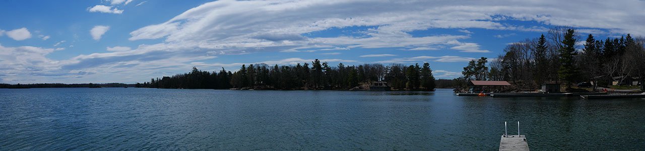 The St. Lawrence River. 