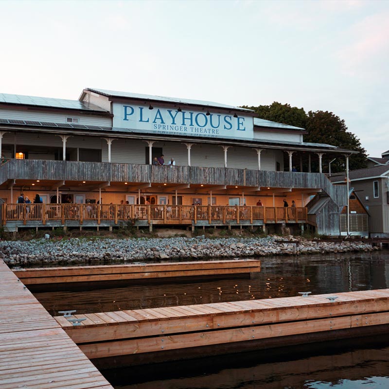 View of Thousand Islands Playhouse from the Water