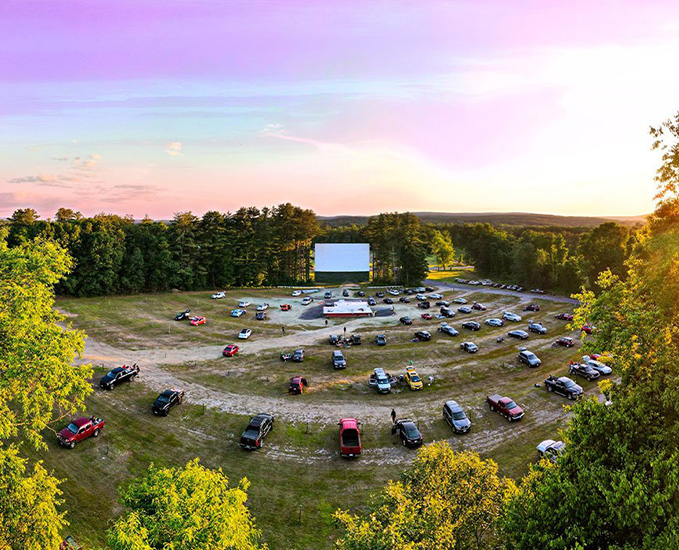 The drive-in movies in Gananoque